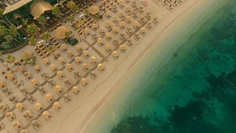 Bolivar Beach Bar on the Athenian Riviera coast